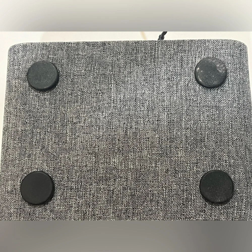 Clock with Wireless Charging Bluetooth Speaker